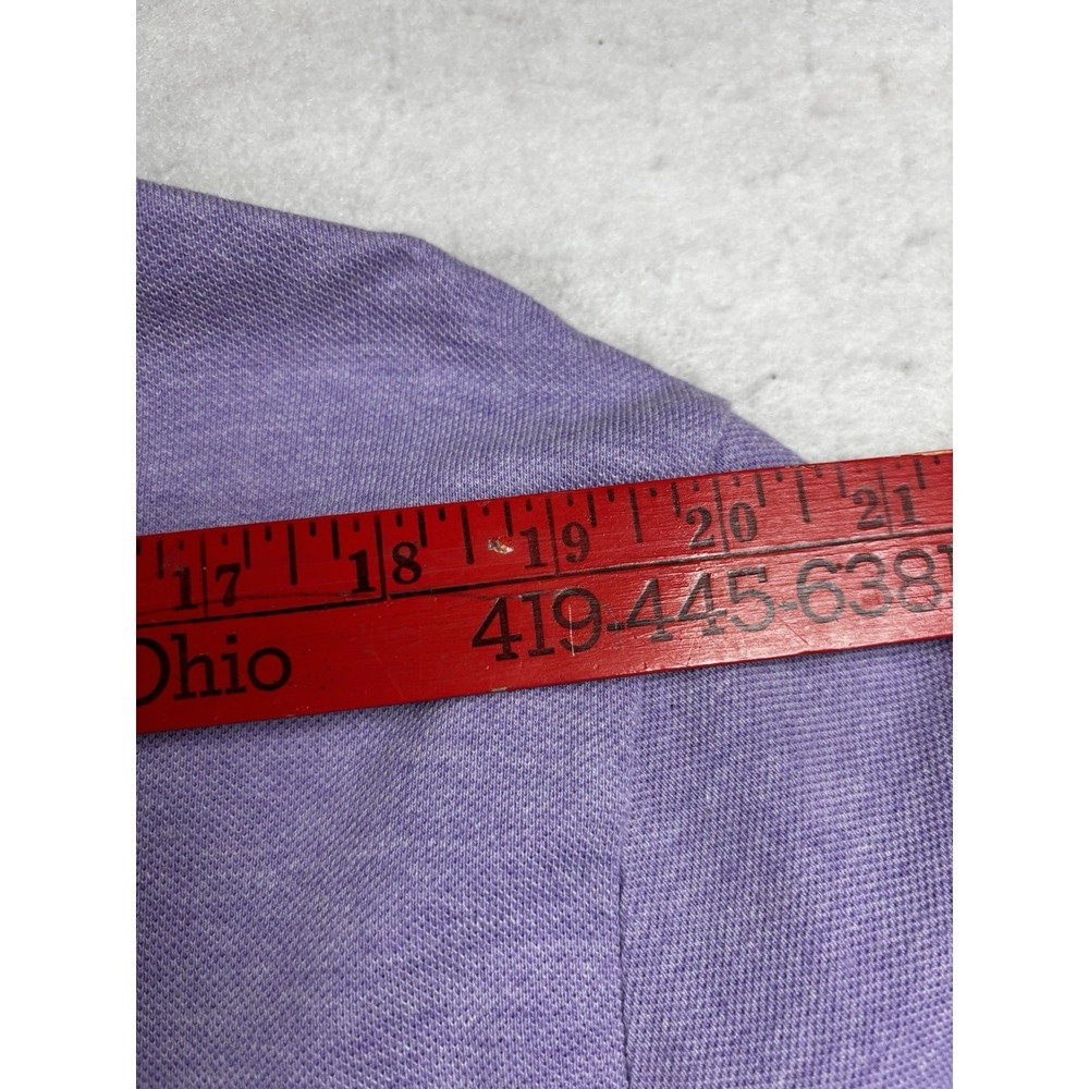 Ralph Lauren Polo Shirt Mens 2XL Purple  Casual Pony Logo Preppy - Picture 7 of 8